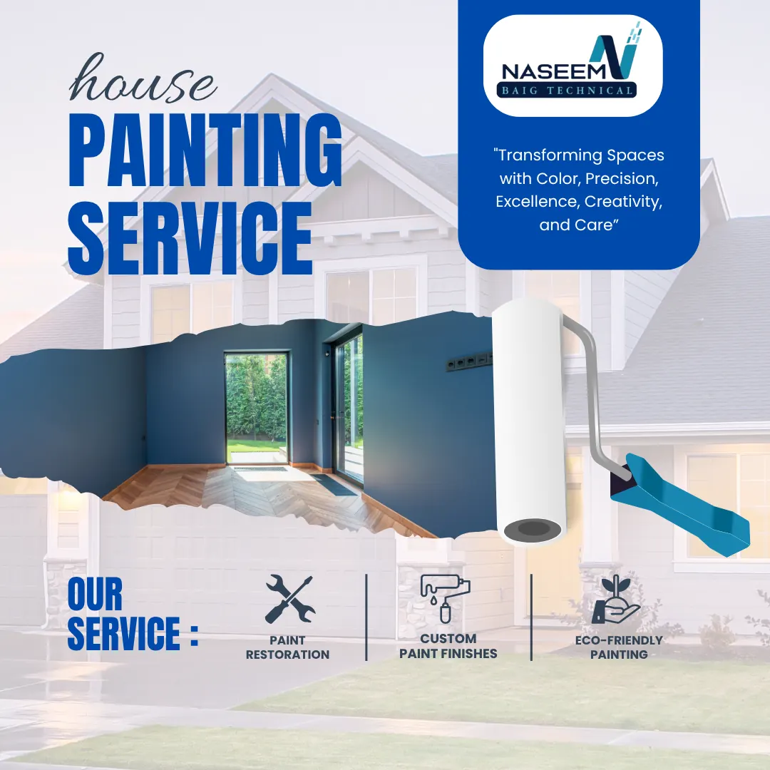 House painting service: paint restoration, custom finishes, eco-friendly painting
